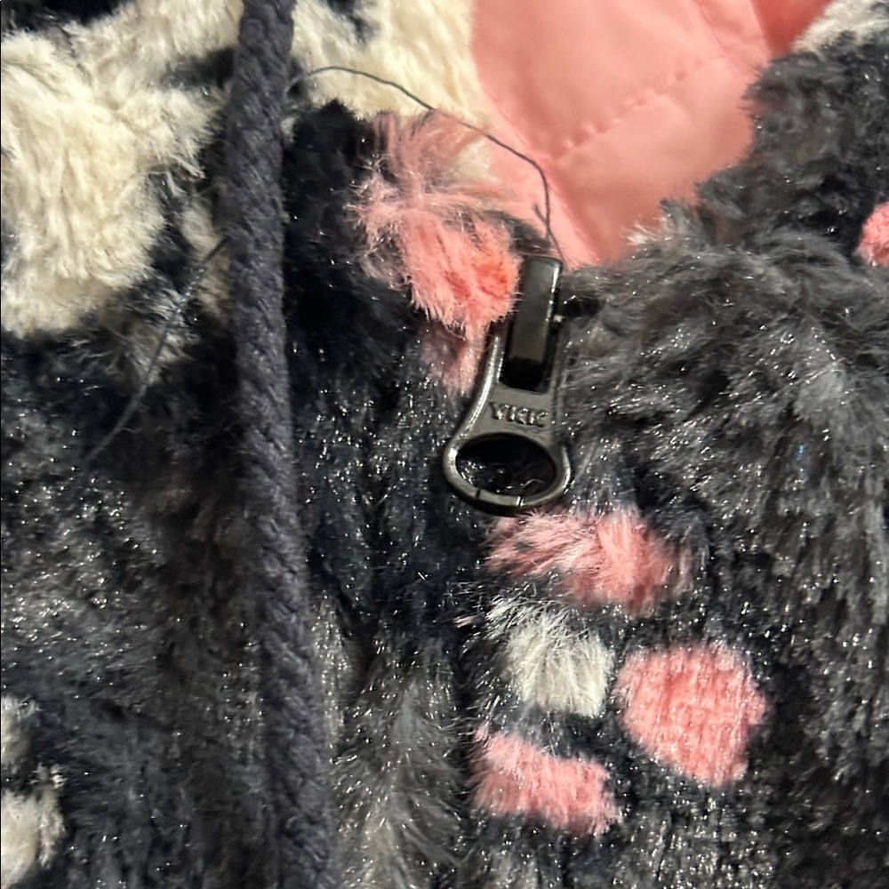 Disney Gray And Pink Patterned Jacket - image 7